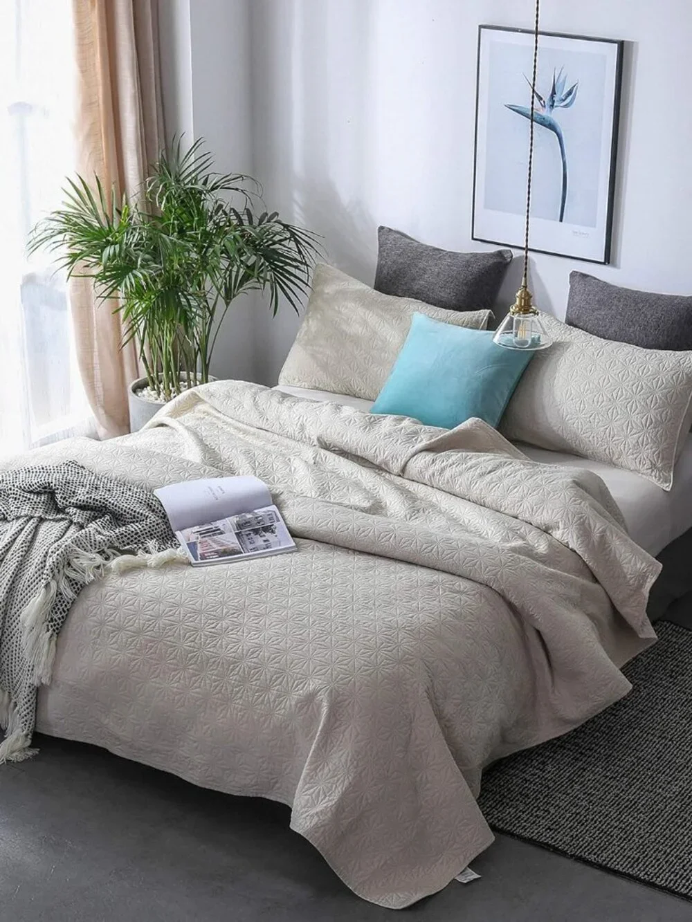 Quilt Set Soft & Cozy Twin - Beige